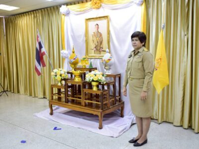 15.06.2569 สตภ.๔ จัดพิธีรับหมวก ผ้าพันคอ “จิตอาสาพระราชทาน” เบื้องหน้าพระบรมฉายาลักษณ์
