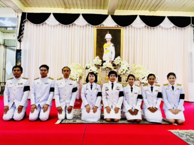 17.06.2569 ผู้ตรวจเงินแผ่นดิน (สตภ.๔) เข้าร่วมพิธีบำเพ็ญกุศลสัตตมวาร ครบ ๗ วัน เพื่ออุทิศถวายเป็นพระกุศลแด่ สมเด็จพระเจ้าลูกเธอ เจ้าฟ้าพัชรกิติยาภา นเรนทิราเทพยวดี กรมหลวงราชสาริณีสิริพัชร มหาวัชรราชธิดา